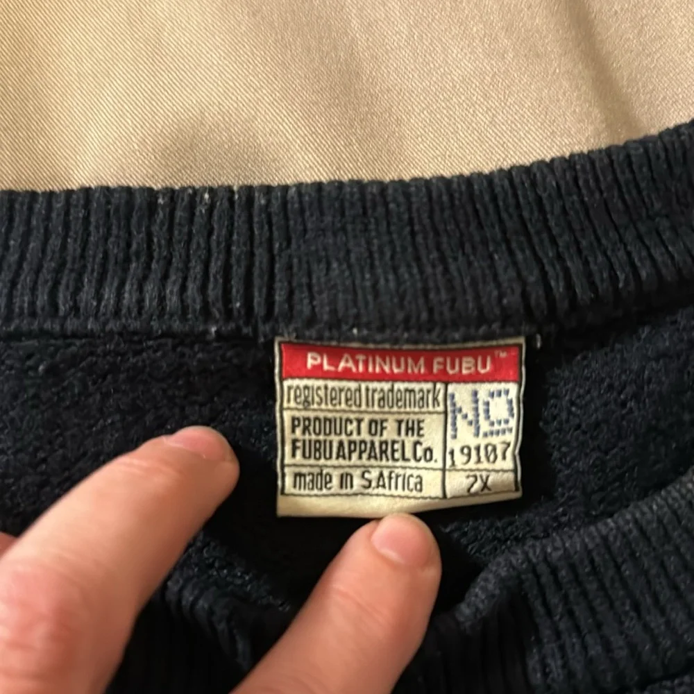 Platinum FUBU vintage sweater